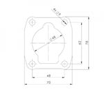 Casa si Gradina - Electrice - Echipamente electrice - Compresoare - Kit garnituri cilindru compresor compresor de 42 mm SPC1042 - Infinity.ro