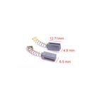Casa si Gradina - Electrice - Echipamente electrice - Accesorii compresoare - Perii carbon 12.7x6.5x4.9mm motor electric 220V pentru slefuitor NR.1947 - Infinity.ro