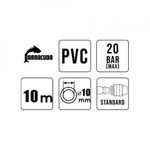 Auto si Moto - Piese auto si accesorii - Piese auto - Pompe de combustibil si injectoare - Furtun 10m 10mm B-FRT.10.10 - Infinity.ro