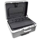 Casa si Gradina - Constructii - Depozitare, transport si protectie - Organizatoare si cutii scule - Cutie ABS pentru scule tip diplomat XXL Basic, DIM 470x200x360 mm - Infinity.ro