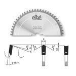 Casa si Gradina - Constructii - Scule electrice si accesorii - Accesorii fierastraie electrice - Panza circulara placata CMS cu ascutire trapez concav, atac negativ 350x3.5x30  Z72 - Infinity.ro