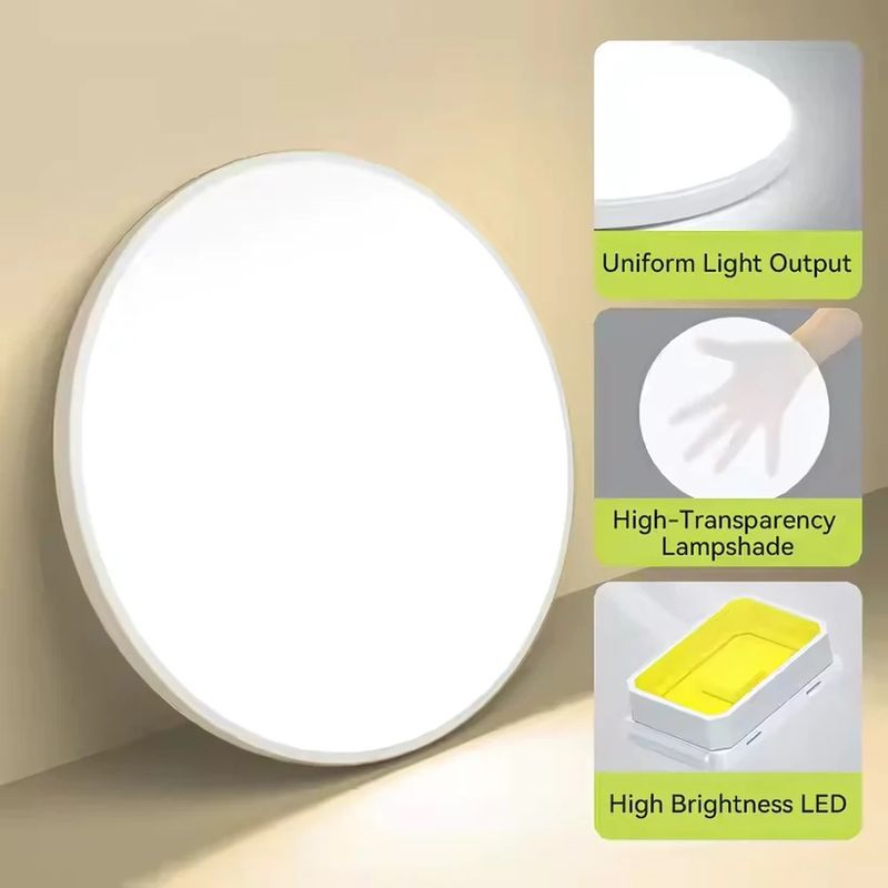 Casa si Gradina - Corpuri si surse de iluminat - Plafoniere, aplice si spoturi - Plafoniera LED SOLIS 37cm 32W Lumina Neutra Alb - Infinity.ro