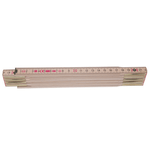 Casa si Gradina - Constructii - Scule de mana si unelte - Unelte de masurat - Perfekt 10 N Metru lemn fag 2 m imbinari din otel si nituri vizibile, culoare natur 2 m - Infinity.ro