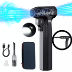 Auto si Moto - Intretinere auto - Aspiratoare auto - Suflanta Aer Portabila 4 in 1 JustNet®, Aspiratie, LED, Powerbank 10000mAh, 900g Putere, Brushless, Curatare PC, Masinal - Infinity.ro