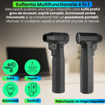 Auto si Moto - Intretinere auto - Aspiratoare auto - Suflanta Aer Portabila 4 in 1 JustNet®, Aspiratie, LED, Powerbank 10000mAh, 900g Putere, Brushless, Curatare PC, Masinal - Infinity.ro