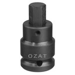 Casa si Gradina - Constructii - Scule de mana si unelte - Chei si truse chei - Cap cheie tubulara de impact 1'' cu profil hexagon exterior, 2 piese, standard, DIM 24 - Infinity.ro