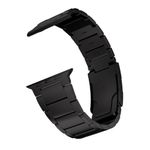 Laptop, Telefoane si Tablete - Wearables si gadgeturi - Wearables - Accesorii wearables - Curea din titan Grad 2 LUVLU™ pentru Apple Watch Ultra / Ultra 2 (49mm) cu finisaj DLC premium - Infinity.ro