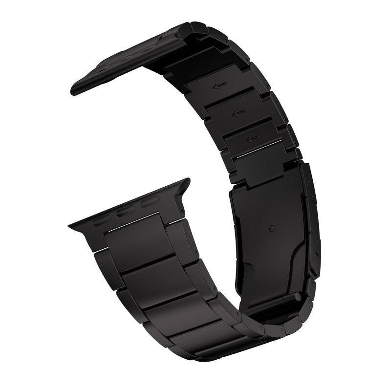 Laptop, Telefoane si Tablete - Wearables si gadgeturi - Wearables - Accesorii wearables - Curea din titan Grad 2 LUVLU™ pentru Apple Watch Ultra / Ultra 2 (49mm) cu finisaj DLC premium - Infinity.ro