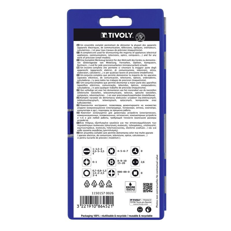 Casa si Gradina - Constructii - Scule electrice si accesorii - Seturi si accesorii pentru gaurit si insurubat - Trusa 35 biti si accesorii pentru aplicatii de precizie - Infinity.ro