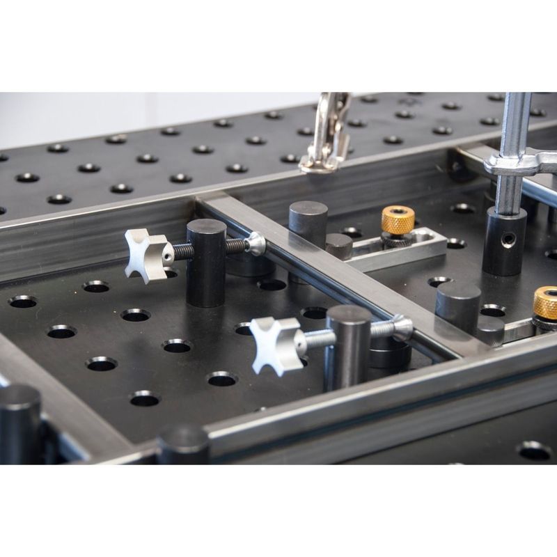 Casa si Gradina - Constructii - Scule de mana si unelte - Mese si bancuri de lucru - KIT Banc de Sudura PROFESIONAL 1200x750 mm, 66 Accesorii incluse, Rhino Cart®, TDQ612075-K1 - Infinity.ro