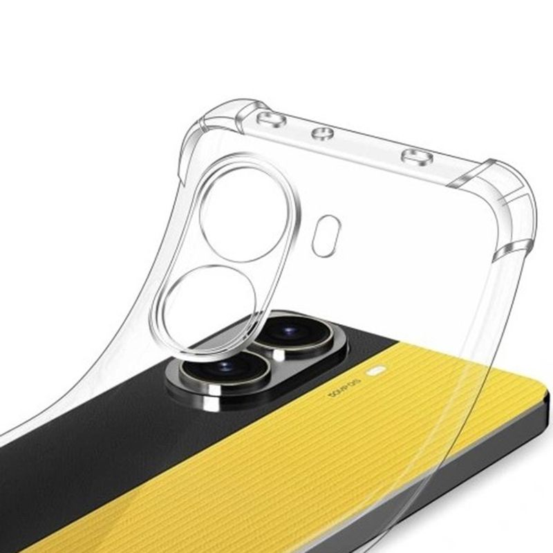 Laptop, Telefoane si Tablete - Telefoane mobile si accesorii - Accesorii Telefoane - Huse telefoane - Husa pentru Xiaomi Poco X7 Pro - Techsuit Shockproof Clear Silicone - Clear - Infinity.ro