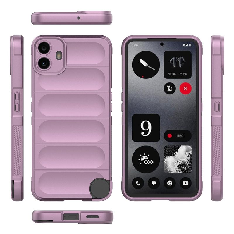 Laptop, Telefoane si Tablete - Telefoane mobile si accesorii - Accesorii Telefoane - Huse telefoane - Husa pentru Nothing CMF Phone 1 - Techsuit Magic Shield - Purple - Infinity.ro