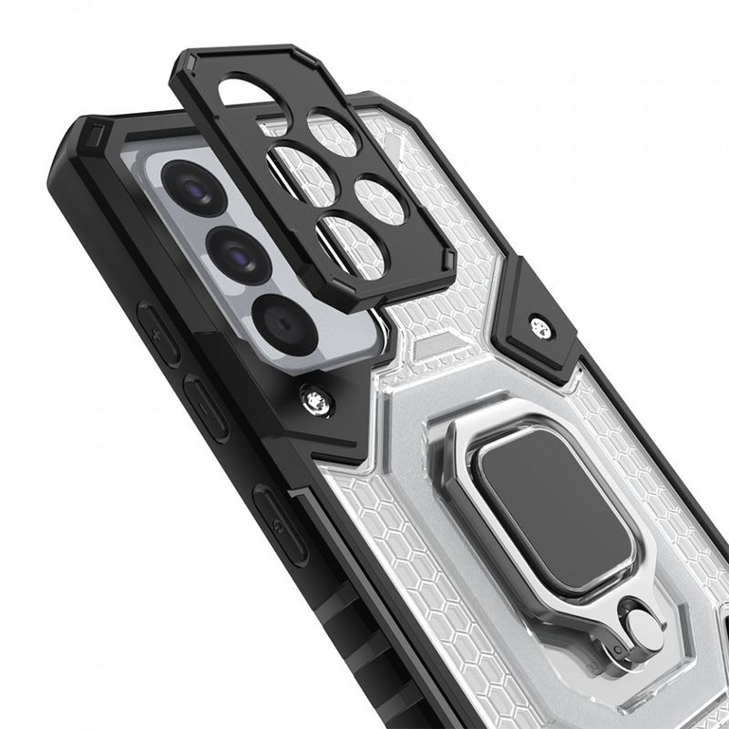Laptop, Telefoane si Tablete - Telefoane mobile si accesorii - Accesorii Telefoane - Huse telefoane - Husa pentru Samsung Galaxy A52 4G / A52 5G / A52s 5G - Techsuit Honeycomb Armor - Black - Infinity.ro