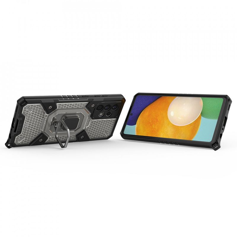 Laptop, Telefoane si Tablete - Telefoane mobile si accesorii - Accesorii Telefoane - Huse telefoane - Husa pentru Samsung Galaxy A52 4G / A52 5G / A52s 5G - Techsuit Honeycomb Armor - Black - Infinity.ro