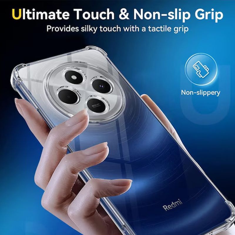Laptop, Telefoane si Tablete - Telefoane mobile si accesorii - Accesorii Telefoane - Huse telefoane - Husa pentru Xiaomi Redmi 14C / Poco C75 - Techsuit Shockproof Clear Silicone - Clear - Infinity.ro