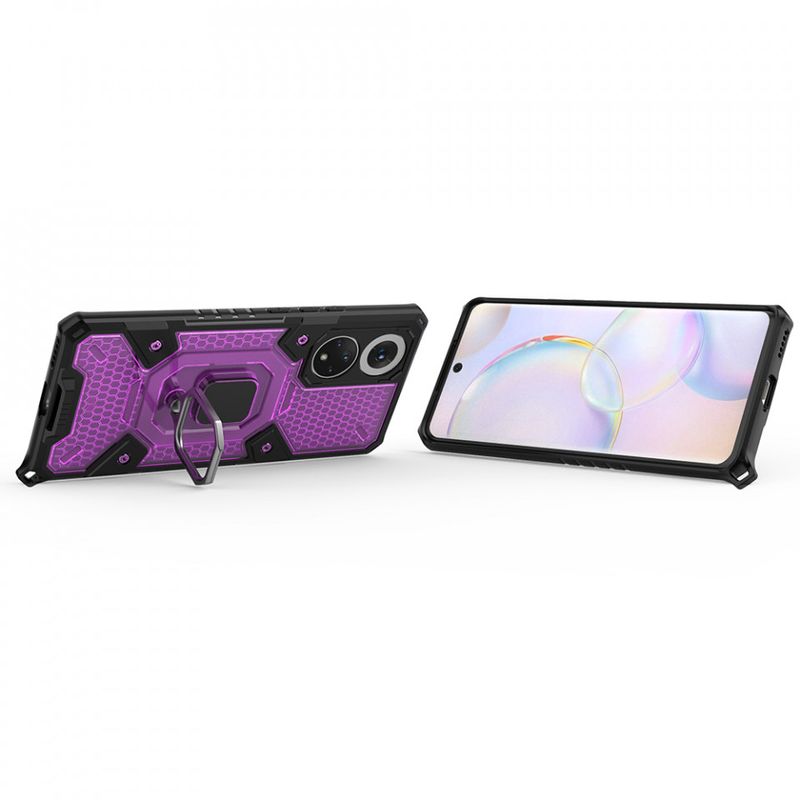 Laptop, Telefoane si Tablete - Telefoane mobile si accesorii - Accesorii Telefoane - Huse telefoane - Husa pentru Huawei nova 9 / Honor 50 - Techsuit Honeycomb Armor - Rose-Violet - Infinity.ro
