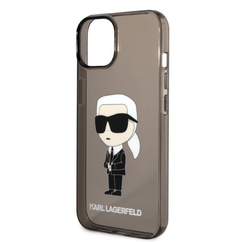 Laptop, Telefoane si Tablete - Telefoane mobile si accesorii - Accesorii Telefoane - Huse telefoane - Husa iPhone 14 Plus - Karl Lagerfeld Hardcase (KLHCP14MHNIKTCK) - Ikonik Karl Lagerfeld - Infinity.ro