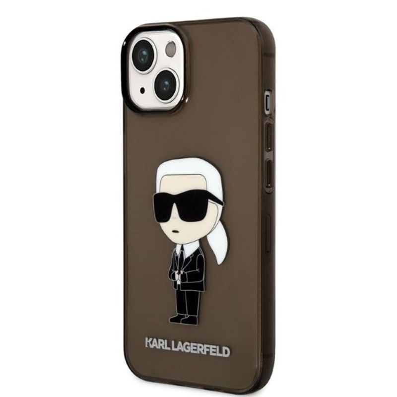 Laptop, Telefoane si Tablete - Telefoane mobile si accesorii - Accesorii Telefoane - Huse telefoane - Husa iPhone 14 Plus - Karl Lagerfeld Hardcase (KLHCP14MHNIKTCK) - Ikonik Karl Lagerfeld - Infinity.ro