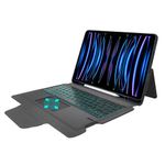 Laptop, Telefoane si Tablete - Tablete si accesorii tablete - Accesorii Tablete - Huse tablete - Husa cu Tastatura pentru iPad Pro 12.9 (2018/2020/2021/2022) / Air 13 (2024) - Techsuit KeyTab Pro - Black - Infinity.ro