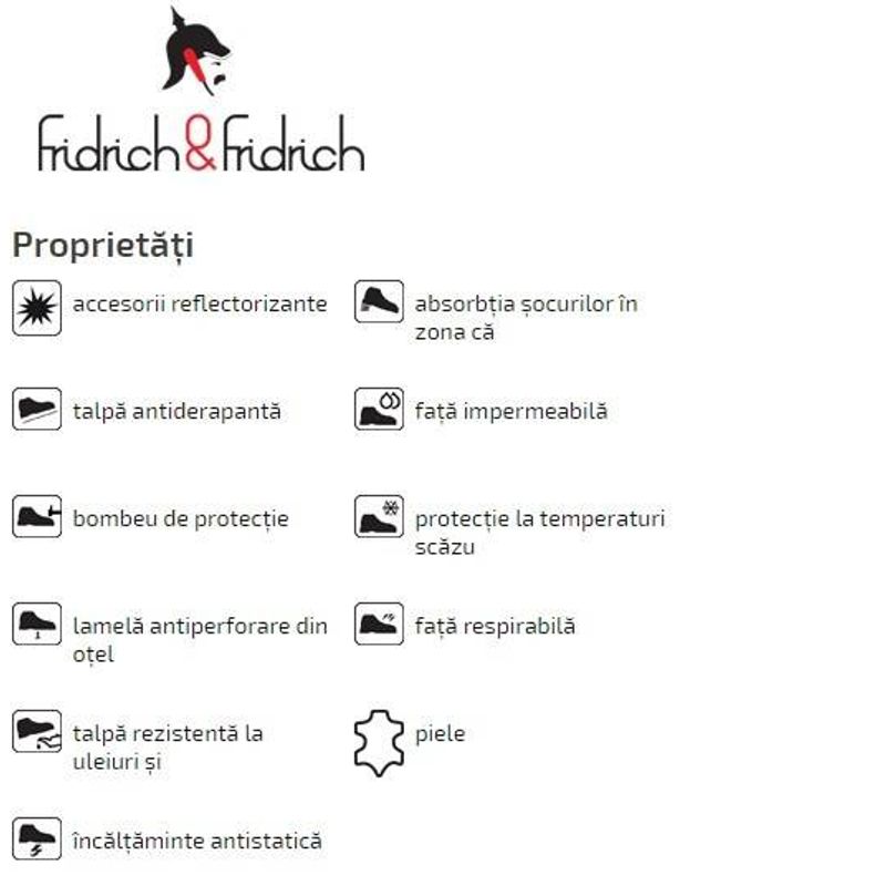 Casa si Gradina - Constructii - Echipamente de lucru - Incaltaminte protectia muncii - Bocanci de protectie imblaniti S3 JENA SC-03-012 Cerva 39 - Infinity.ro