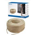 PC, gaming si accesorii - Retelistica - Cabluri si accesorii - Cablu FTP Logilink, cat. 5E, 4x2 AWG 26/7, CCA, ecranat, PVC, litat, 305m, Gri - Infinity.ro