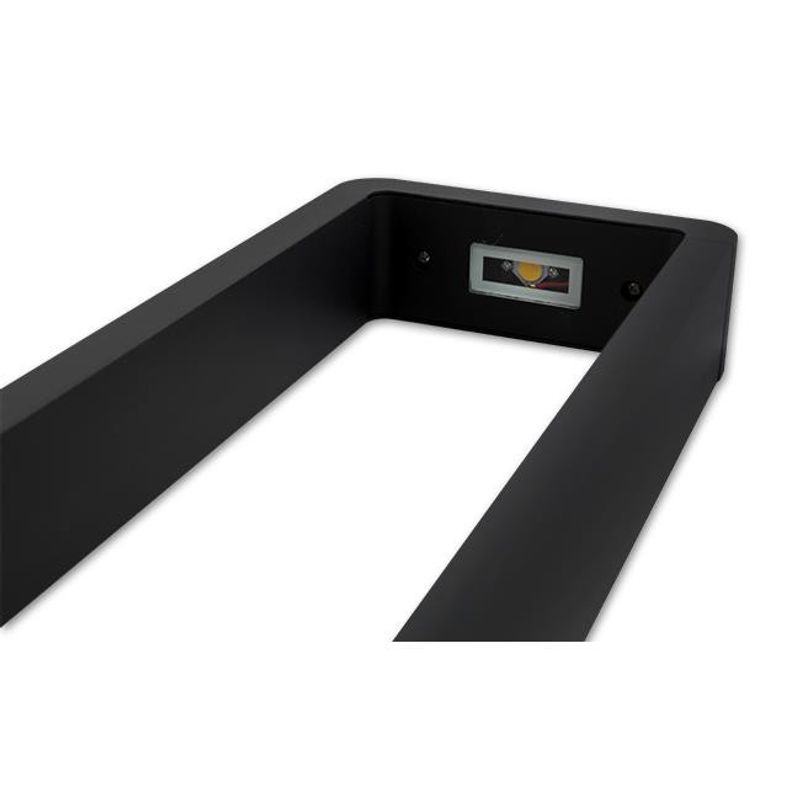 Casa si Gradina - Corpuri si surse de iluminat - Iluminat exterior - Stalpi - Stalp LED pentru exterior Rio negru mat, 7W, 400lm, lumina neutra (4000K), IP54, Masterled - Infinity.ro
