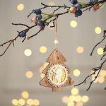 Casa si Gradina - Decoratiuni - Decoratiuni de sezon - Decoratiune de Craciun, forma brad, cu LED, alimentare cu baterii, lumina calda(2700 K), Masterled - Infinity.ro