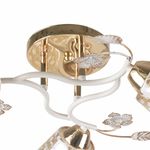 Casa si Gradina - Decoratiuni - Aromaterapie si lumanari - Lumanari si candele - Candelabru Karma LY-3351, 3xE27, auriu+alb antic+bej, IP20, Klausen - Infinity.ro