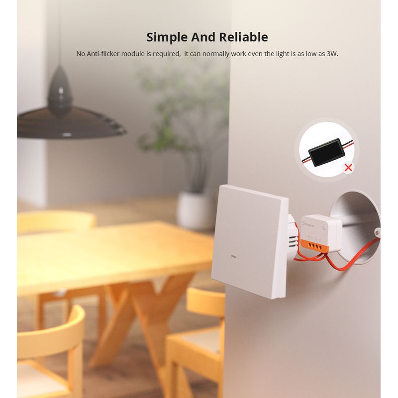 Casa si Gradina - Electrice - Smart Home - Centrale si module smart home - Releu Zigbee Sonoff MiniL2 Extreme - Infinity.ro