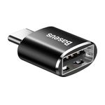 Laptop, Telefoane si Tablete - Telefoane mobile si accesorii - Accesorii Telefoane - Cabluri si adaptoare telefoane - Adaptor USB la USB-C 2.4A, negru, Baseus - Infinity.ro