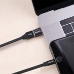 Laptop, Telefoane si Tablete - Telefoane mobile si accesorii - Accesorii Telefoane - Cabluri si adaptoare telefoane - Adaptor USB la USB-C 2.4A, negru, Baseus - Infinity.ro