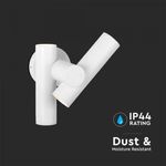 Casa si Gradina - Corpuri si surse de iluminat - Plafoniere, aplice si spoturi - Corp LED de perete ajustabil , 6W, lumina neutra(4000K), 620 lm, IP44, alb, V-TAC - Infinity.ro