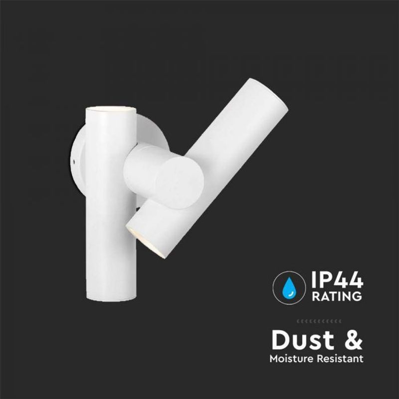 Casa si Gradina - Corpuri si surse de iluminat - Plafoniere, aplice si spoturi - Corp LED de perete ajustabil , 6W, lumina neutra(4000K), 620 lm, IP44, alb, V-TAC - Infinity.ro