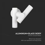 Casa si Gradina - Corpuri si surse de iluminat - Plafoniere, aplice si spoturi - Corp LED de perete ajustabil , 6W, lumina neutra(4000K), 620 lm, IP44, alb, V-TAC - Infinity.ro