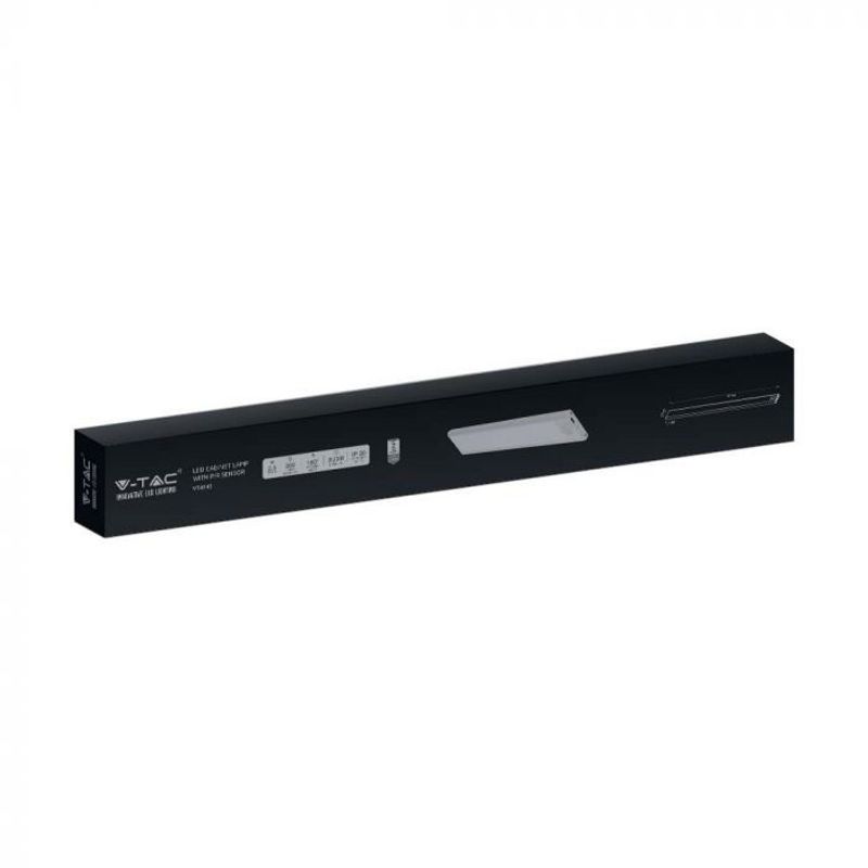 Casa si Gradina - Corpuri si surse de iluminat - Plafoniere, aplice si spoturi - Corp led pentru dulap cu senzor de miscare si acumulator, 2.5 W, lumina neutra(4000K), 260 lm, IP20, argintiu, V-TAC - Infinity.ro