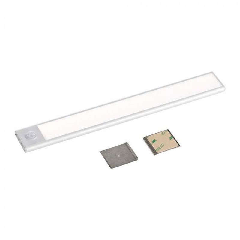 Casa si Gradina - Corpuri si surse de iluminat - Plafoniere, aplice si spoturi - Corp led pentru dulap cu senzor de miscare si acumulator, 2.5 W, lumina neutra(4000K), 260 lm, IP20, argintiu, V-TAC - Infinity.ro