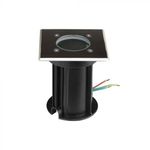 Casa si Gradina - Corpuri si surse de iluminat - Plafoniere, aplice si spoturi - Spot incastrat pentru pardoseala V-TAC, patrat, aluminiu, IP67 - Infinity.ro