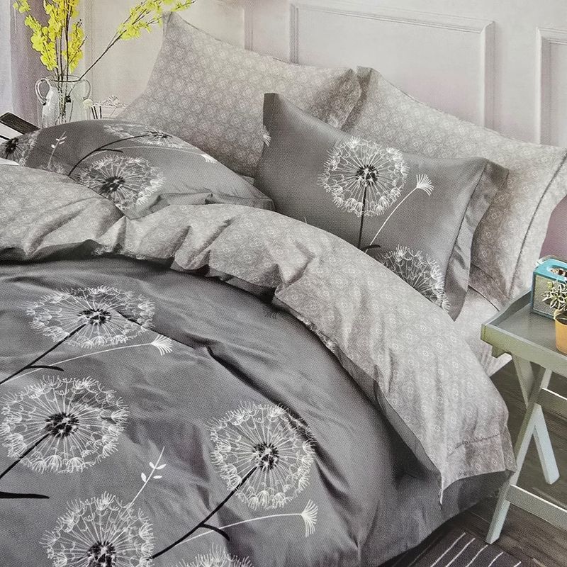 Casa si Gradina - Textile si covoare - Lenjerii de pat - Seturi de lenjerie - Lenjerie finet gros 6 piese, XXL - Model floral, YoYo, 45, 70% bumbac, 30% poliester - Infinity.ro