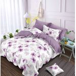 Casa si Gradina - Textile si covoare - Lenjerii de pat - Seturi de lenjerie - Lenjerie finet gros 6 piese XXL - Model floral, YoYo, 06, 70% bumbac, 30% poliester - Infinity.ro
