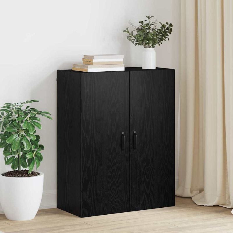 Casa si Gradina - Mobilier - Comode si corpuri - Comode - Dulap suspendat Stejar negru 69.5 x 34 x 90 cm Lemn compozit - Infinity.ro