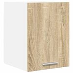 Casa si Gradina - Mobilier - Comode si corpuri - Corpuri bucatarie - Dulap suspendat Riga Stejar Sonoma si Alb 30 x 31 x 40 cm - Infinity.ro