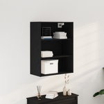 Casa si Gradina - Mobilier - Comode si corpuri - Comode - Dulap Suspendat de Perete Stejar Negru 69.5 x 32.5 x 90 cm - Infinity.ro