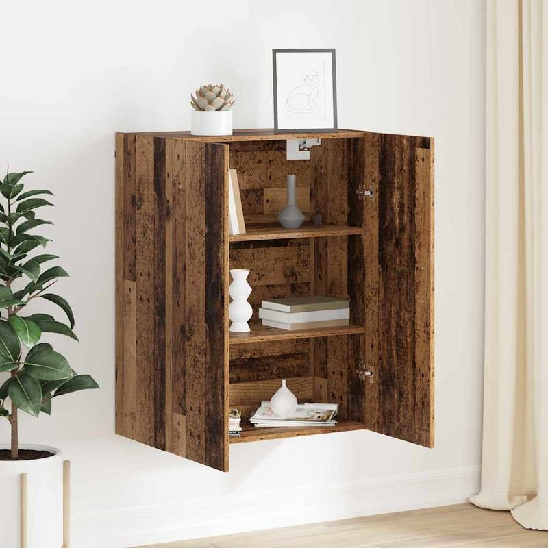 Casa si Gradina - Mobilier - Comode si corpuri - Comode - Dulap suspendat Lemn vechi 69.5 x 34 x 90 cm Lemn compozit - Infinity.ro