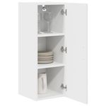 Casa si Gradina - Mobilier - Comode si corpuri - Corpuri bucatarie - Dulap suspendat de bucatarie 2 pcs Alb lucios 30 x 31 x 80 cm - Infinity.ro