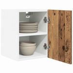 Casa si Gradina - Mobilier - Comode si corpuri - Corpuri bucatarie - Dulap suspendat Riga 2 pcs Lemn vechi si Alb 30 x 31 x 40 cm - Infinity.ro