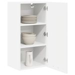 Casa si Gradina - Mobilier - Comode si corpuri - Corpuri bucatarie - Dulap suspendat cu raft Riga Alb 40 x 31 x 80 cm Lemn compozit - Infinity.ro