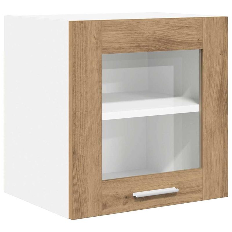 Casa si Gradina - Mobilier - Comode si corpuri - Corpuri bucatarie - Dulap suspendat Riga 2 pcs Stejar Artizanal 40 x 31 x 40 cm - Infinity.ro