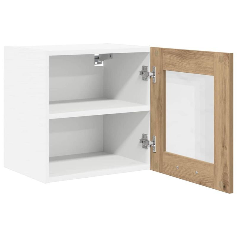 Casa si Gradina - Mobilier - Comode si corpuri - Corpuri bucatarie - Dulap suspendat Riga 2 pcs Stejar Artizanal 40 x 31 x 40 cm - Infinity.ro