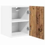 Casa si Gradina - Mobilier - Comode si corpuri - Corpuri bucatarie - Dulap suspendat Riga 2 pcs Lemn vechi si Alb 30 x 31 x 40 cm - Infinity.ro