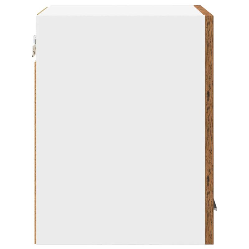 Casa si Gradina - Mobilier - Comode si corpuri - Corpuri bucatarie - Dulap suspendat Riga 2 pcs Lemn vechi si Alb 30 x 31 x 40 cm - Infinity.ro